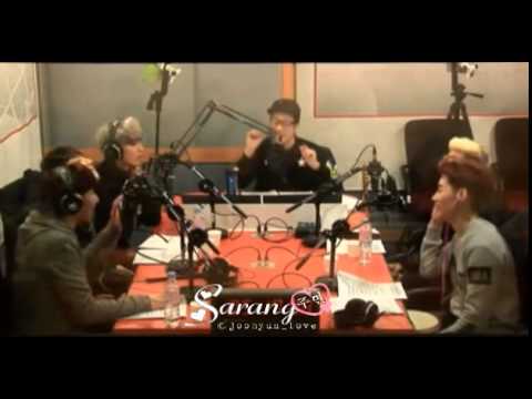 150120 Atomic Kiz' Jinhan and J.Per Aegyo at Super KPOP