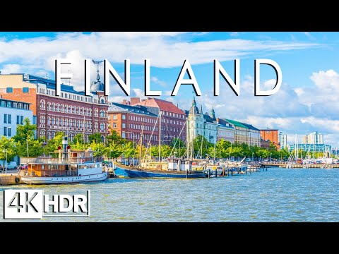 FINLAND 4K Amazing Aerial Film - Meditation Relaxing Music - Natural Landscape