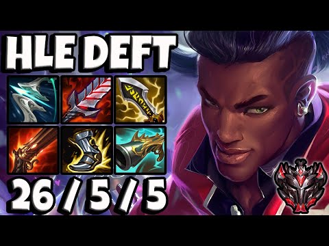 Deft Lucian vs Caitlyn [ Pentakill ] Patch 11.21 Korea Grandmaster ✅