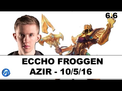 Eccho Froggen - Azir vs LeBlanc - NA Ranked