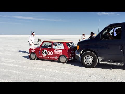 Racing at the Bonneville Salt Flats