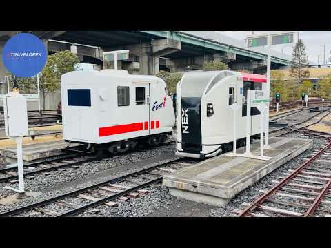 Ich fuhr meinen eigenen Kapselzug in Tokio, Japan | Miniatur-Eisenbahnpark