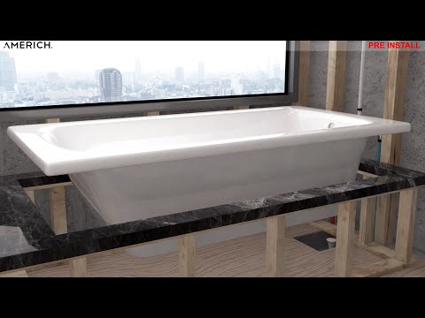 Americh "How To" Installation: Drop In Bathtub Soaker