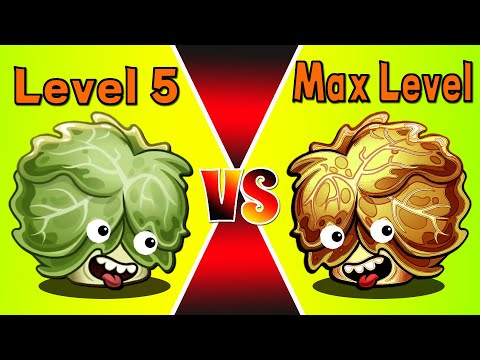 Plants Vs Zombies 2 Headbutter Lettuce Level 5 Vs Max Level -Who Will Win? PvZ 2