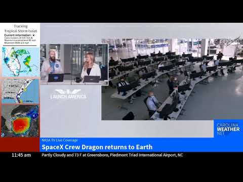 SpaceX Crew Dragon returns to Earth