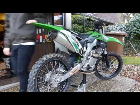 Kawasaki KX250F 2016 HGS vs. Stock Exhaust