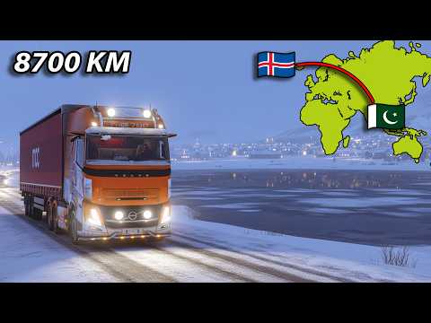 Pakistan to Iceland: The Ultimate 8700 KM Mega Haul - Euro Truck Simulator 2