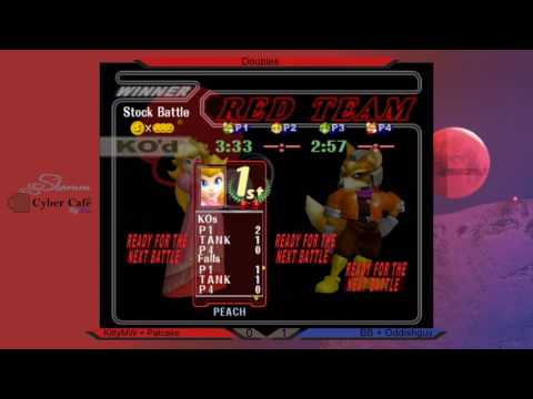 Cafe Melee 10 Doubles - KittyMW + Patcake vs Crow + Madrush
