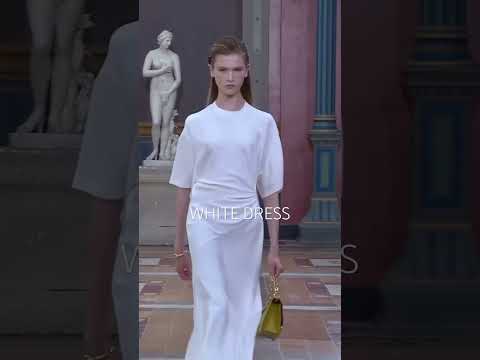 Fashion trends spring/summer 2024. WHITE DRESS #style #fashion #trends #runway #runwayshow