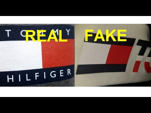 Real vs Fake Tommy Hilfiger sport pants. How to spot fake Tommy Hilfiger