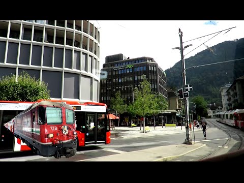 Zug Mitfahrt Chur - Arosa,  Chur Bhf-Chur Altstadt