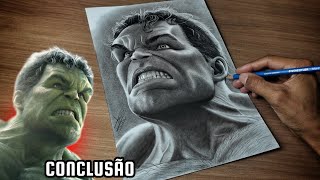 COMO desenhar o HULK passo a passo ´´Cabelo e Acabamento Final´´ - Aula 05