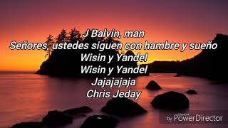 J Balvin ft Wisin &amp; Yandel - Peligrosa ( LETRA)