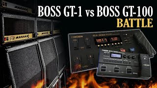 BOSS GT1 vs GT 100 Highgain MS1959 Marshall-style Tone | PAN Delay (Stereo Image)