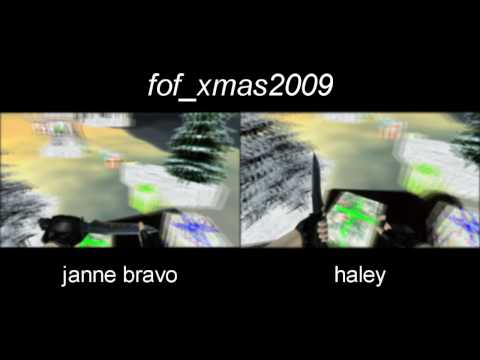 janne bravo vs haley on fof_xmas2009