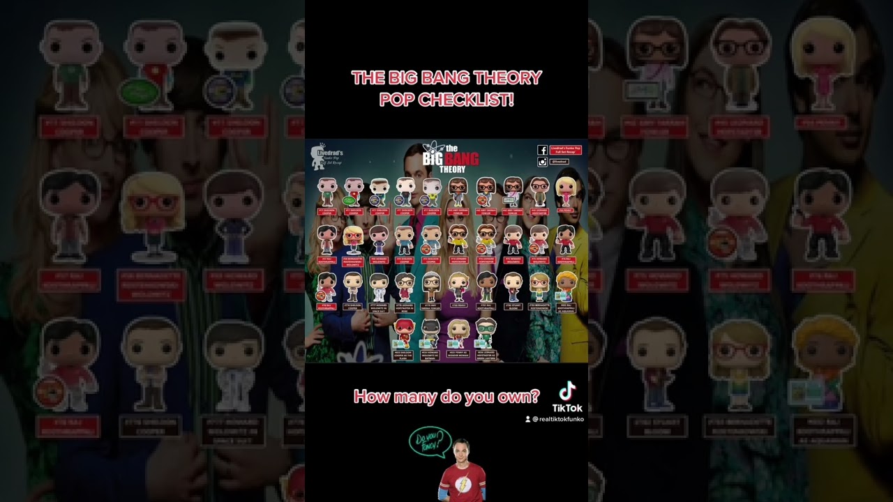 The Big Bang Theory Funko Pop Checklist