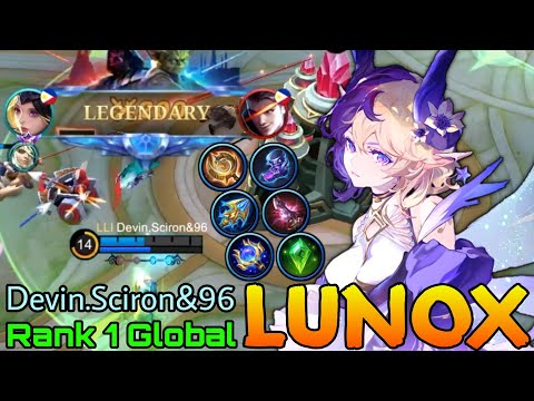 Midlaner Lunox Legendary Play - Top 1 Global Lumox by Devin.Sciron&96 - Mobile Legends