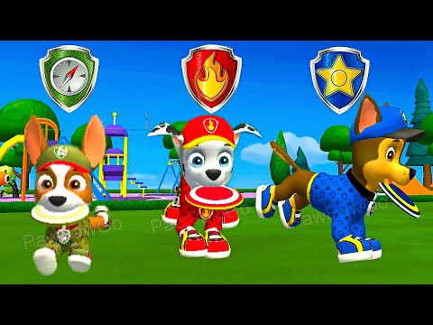 PAW Patrol - A Day in Adventure Bay - Tracker & Marshall & Chase - Ultimate Rescue Adventure