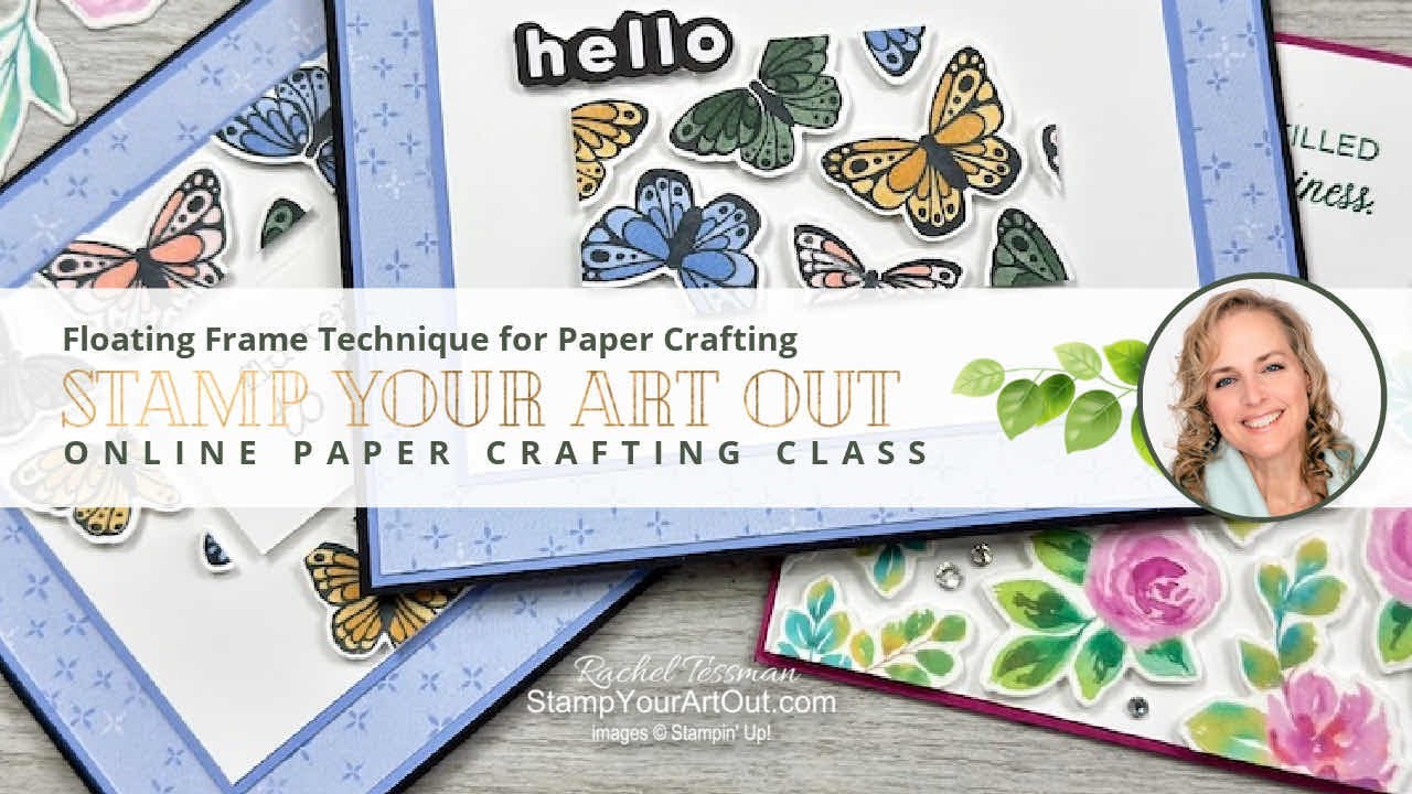 Floating Frame Technique for Paper Crafting