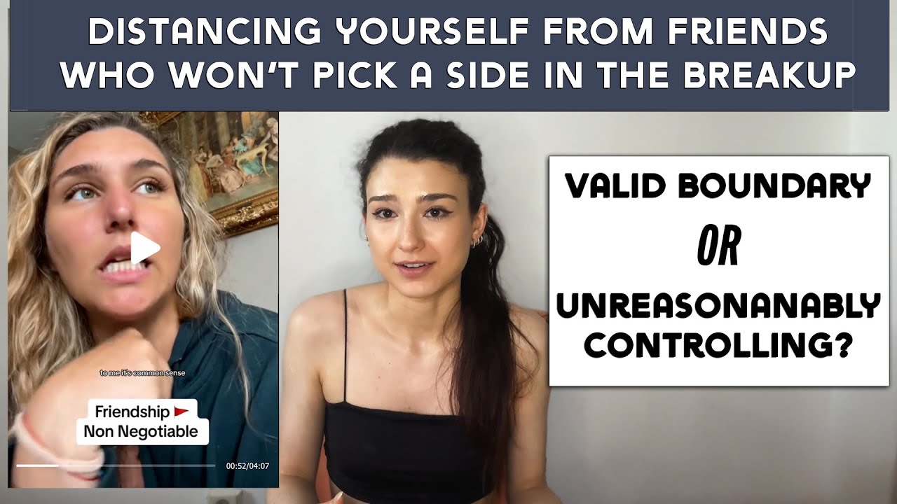 This friendship coach thinks friends need to pick a side. Let's unpack
