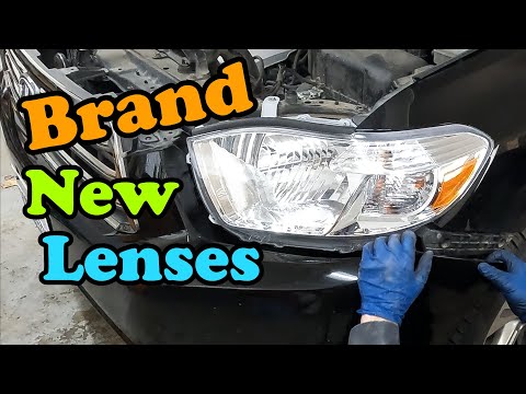2008-2010 Toyota Highlander Headlight Lense Replacement How To