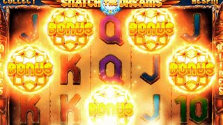 BIG WIN on SNATCH THE DREAMS Slot – Bonus Feature Explodes! Synot Magic!