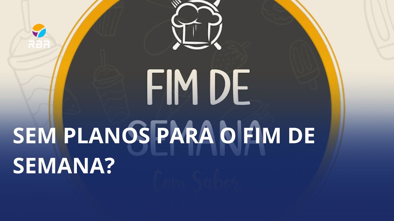 Sem planos para o fim de semana?