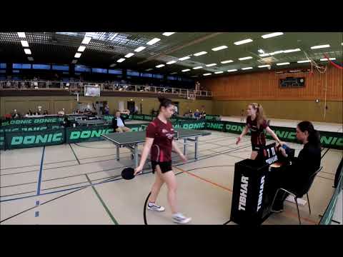 Sophia Klee - Gaia Monfardini - Finale Deutsche Jugendmeisterschaften 2018