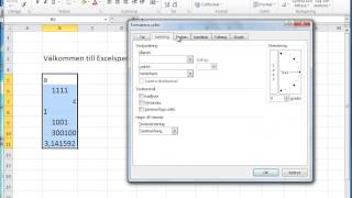 ExcelTV - Grunderna i Excel | Formatera tal &amp; text