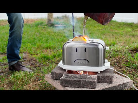 Molten Aluminum Vs. Live Toaster