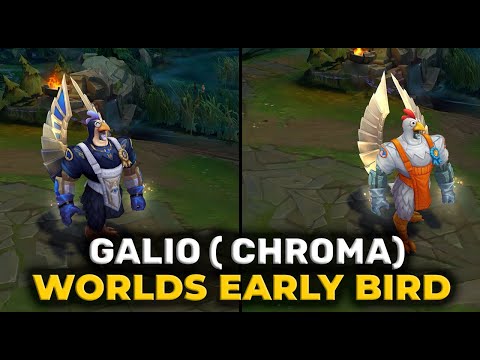 Birdio (Worlds Early Bird) Chroma Comparison - League of Legends
