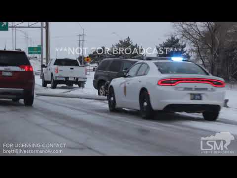 11-12-18 Wichita, KS - Slick Roads Cause Wrecks and Slide Offs.mp4