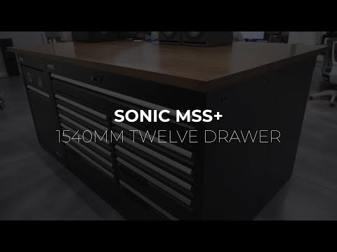The Ultimate Garage Tool Box: Sonic Tools MSS+ 1540mm 12 Drawer Cabinet