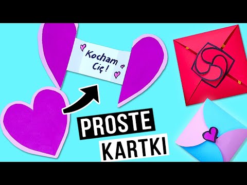 3 SZYBKIE I ŁATWE KARTKI NA WALENTYNKI | Jak zrobić otwierane kartki walentynkowe