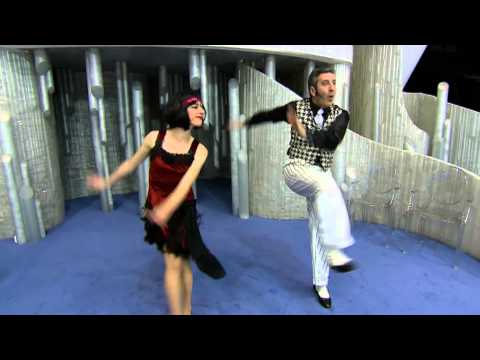 A Couple Of Professional Dancers Teach Beth To Do The Charleston - Dancing On Ice