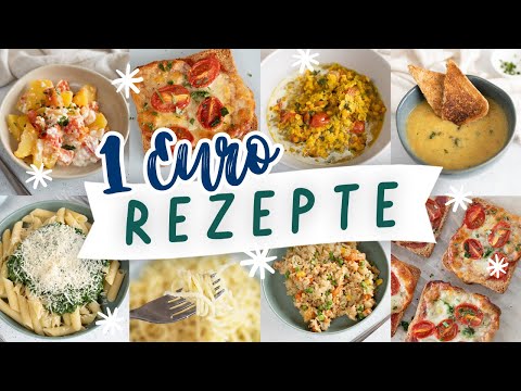 7 affordable recipes for 1 euro! Cook on a budget with after-work recipes | Quick preparation!