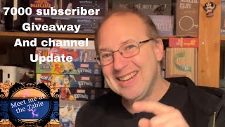 Meet me at the table 7000 subscriber update and giveaway.