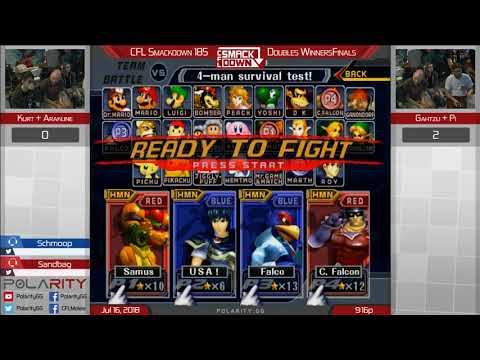 CFL Smackdown 185 Melee - Kurt + Arakune vs Gahtzu + Pi - Doubles WF