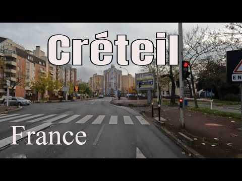 Créteil Driving 4k - French region