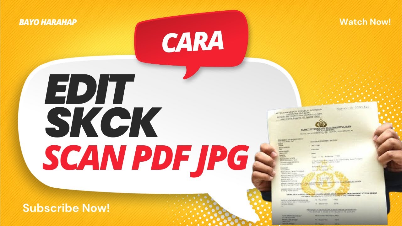 Cara edit skck scan asli pdf jpg di hp terbaru