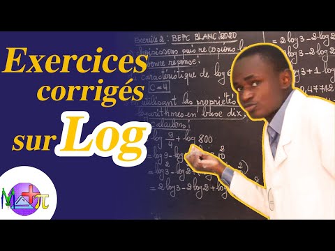 EXERCICES CORRIGES SUR LOGARITHME DECIMAL