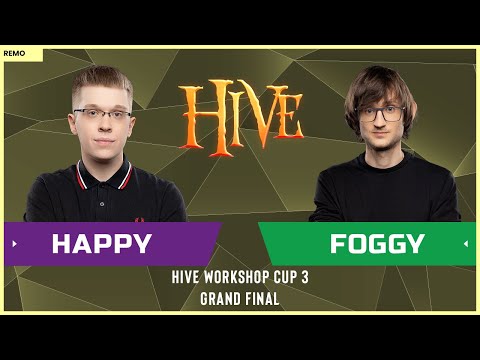 WC3 - Hive Cup #3 - Grand Final: [UD] Happy  vs. Foggy [NE] - NEW MAPS