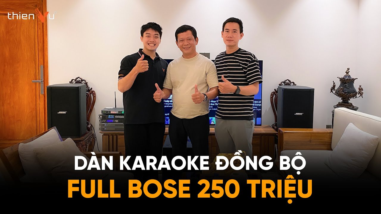 Dàn Karaoke Bose Showtime SK12 Cao Cấp TVA932025 - Video
