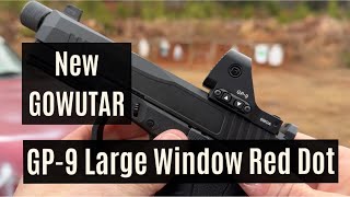 New GOWUTAR GP-9 Large Window Red Dot Sight - 6 MOA RMR