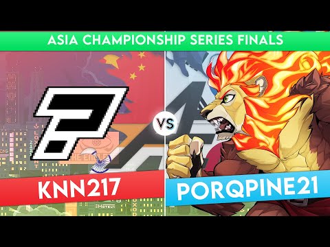 Asia Championship Series Finals | Losers Quarters - Knn217 (Random) Vs Porqpine21 (Zetterburn)