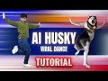 AI Husky Trending Reels Dance Tutorial Ichu Ichu Husky Dance Ajay Poptron Tutorial