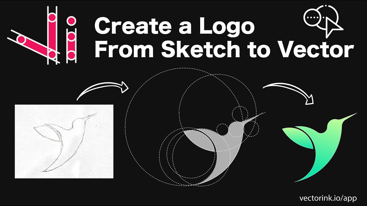 From Sketch to Logo: Create a Vector Logo with the Path Builder Tool in Vector Ink!
