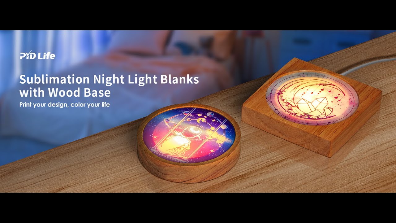 PYD Life Sublimation Night Lights Blanks