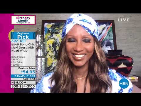 HSN | Iman Global Chic Fashion Celebration 07.09.2020 - 01 PM