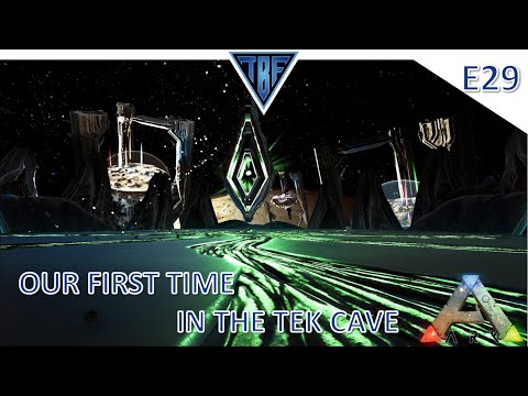 We take on the Tek Cave with friends! E29 Ark Survival Evolved Modded Story Cluster - The Island